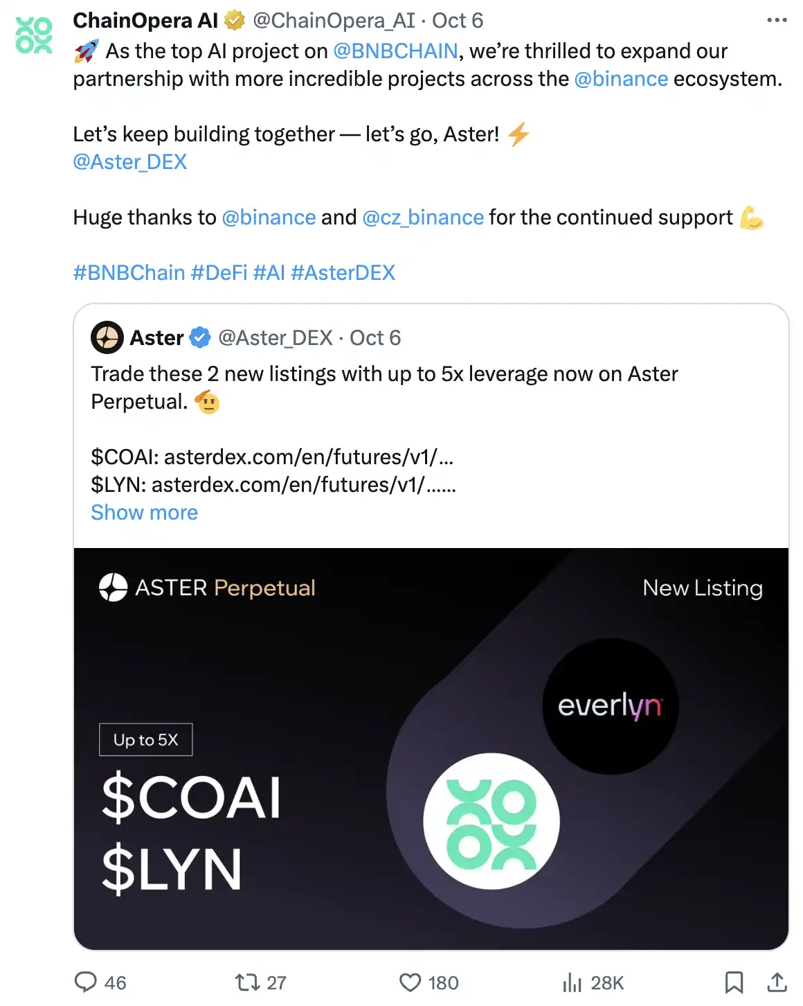 ChainOpera AI की लोकप्रियता के पीछे के तर्क का खुलासा: सटीक मध्य-चक्र, FDV 4 बिलियन अमेरिकी डॉलर से अधिक है